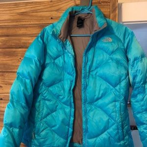North face down puffer coat